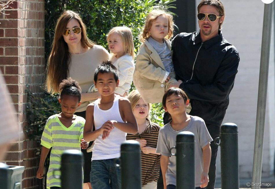  Brad Pitt et Angelina Jolie @Getty Images
