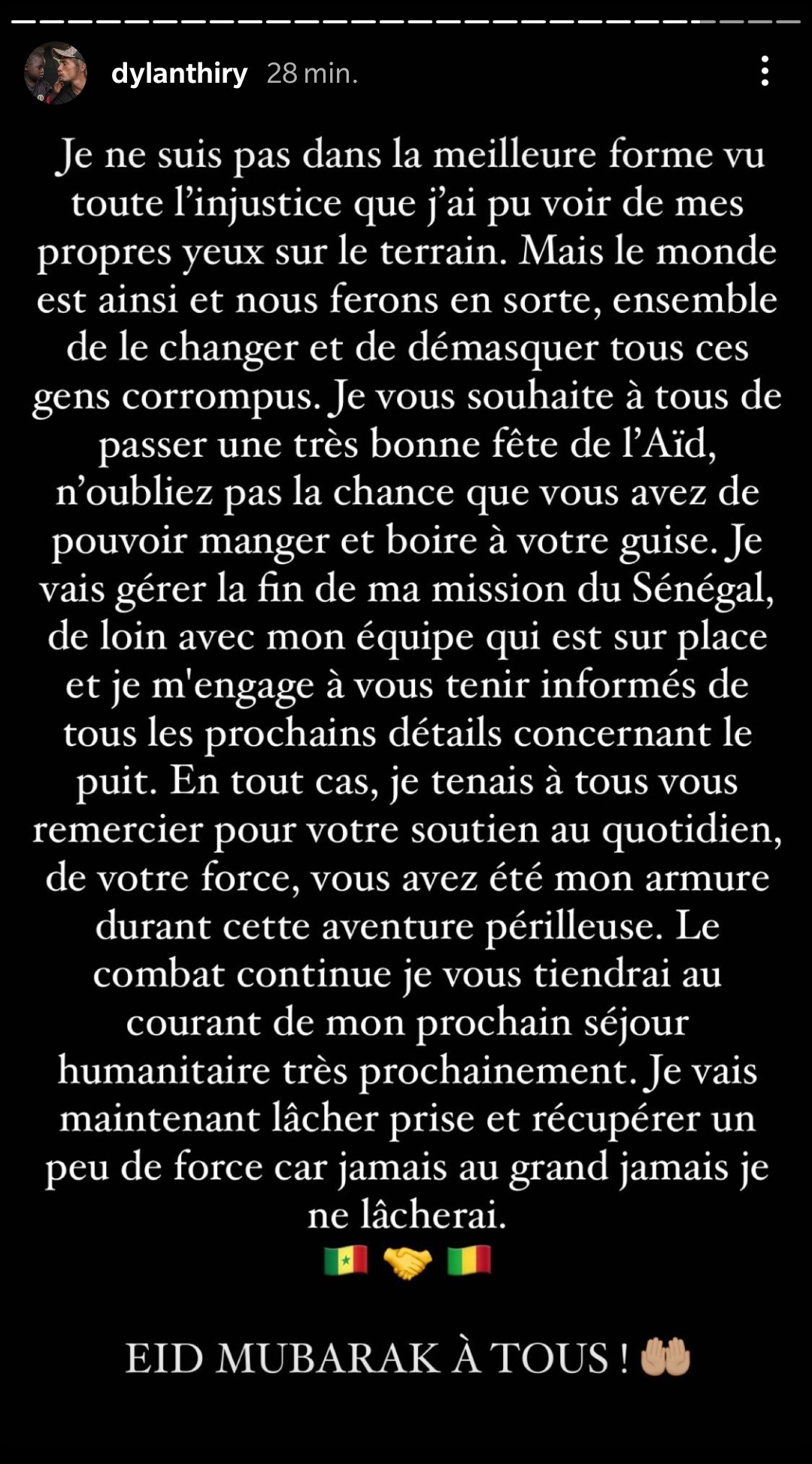 Dylan Thiry de retour en France : "Ma vie était clairement en danger"