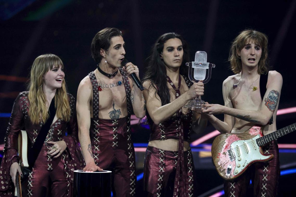  Maneskin - Eurovision 2021 @ AFP