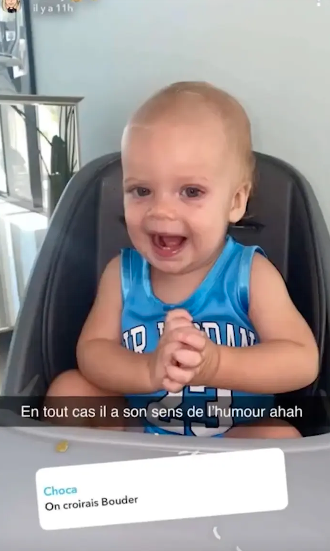  Son fils Milo comparé à Booder @Snapchat