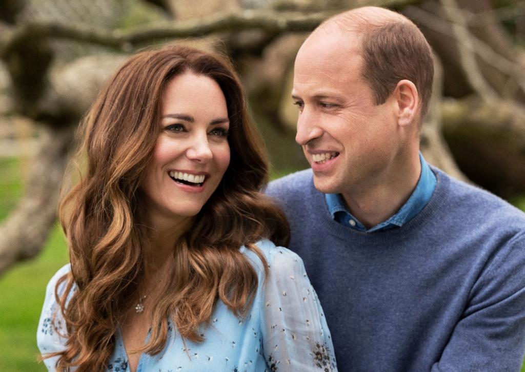  Kate Middleton et le Prince William lors de leurs dix ans de mariage, le 29 avril 2021 @Abaca