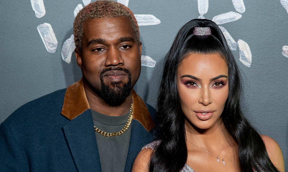  Kanye West et Kim Kardashian @ Roy Rochlin / GETTY IMAGES NORTH AMERICA / AFP