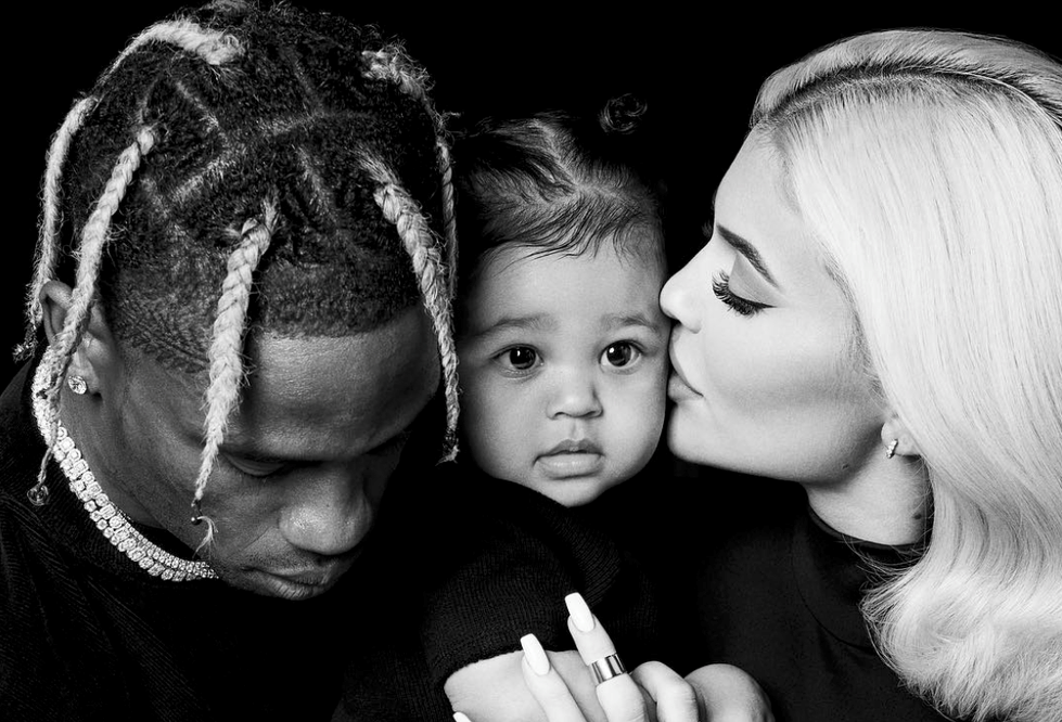  Kylie Jenner, Travis Scott et leur petite Stormi @Instagram