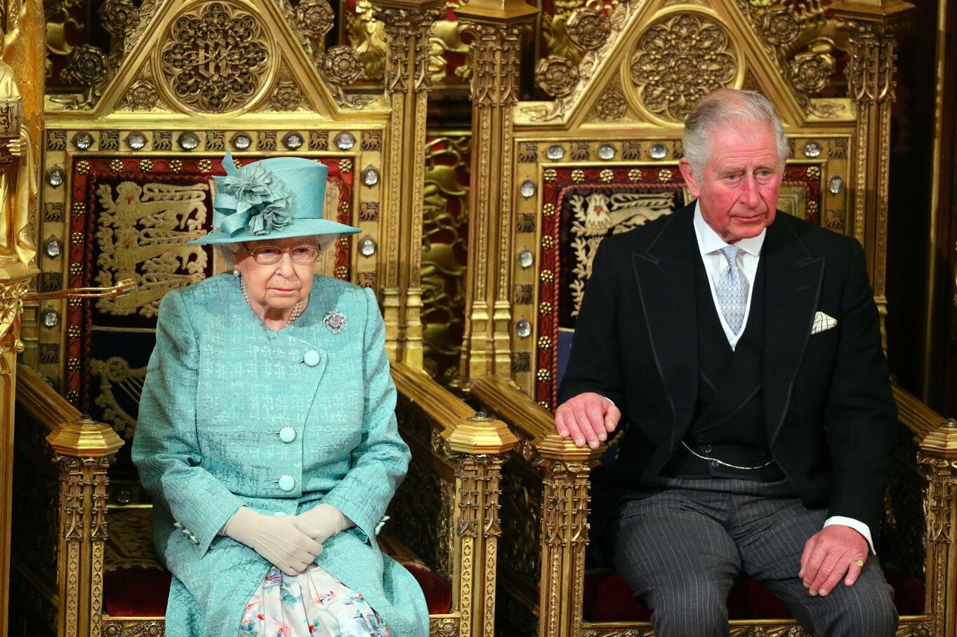  La reine Elizabeth II et le prince Charles @DR