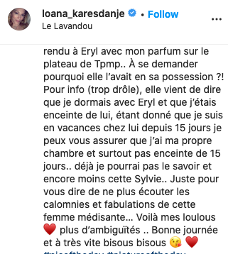  Sylvie Ortega règle ses comptes avec Loana @Instagram