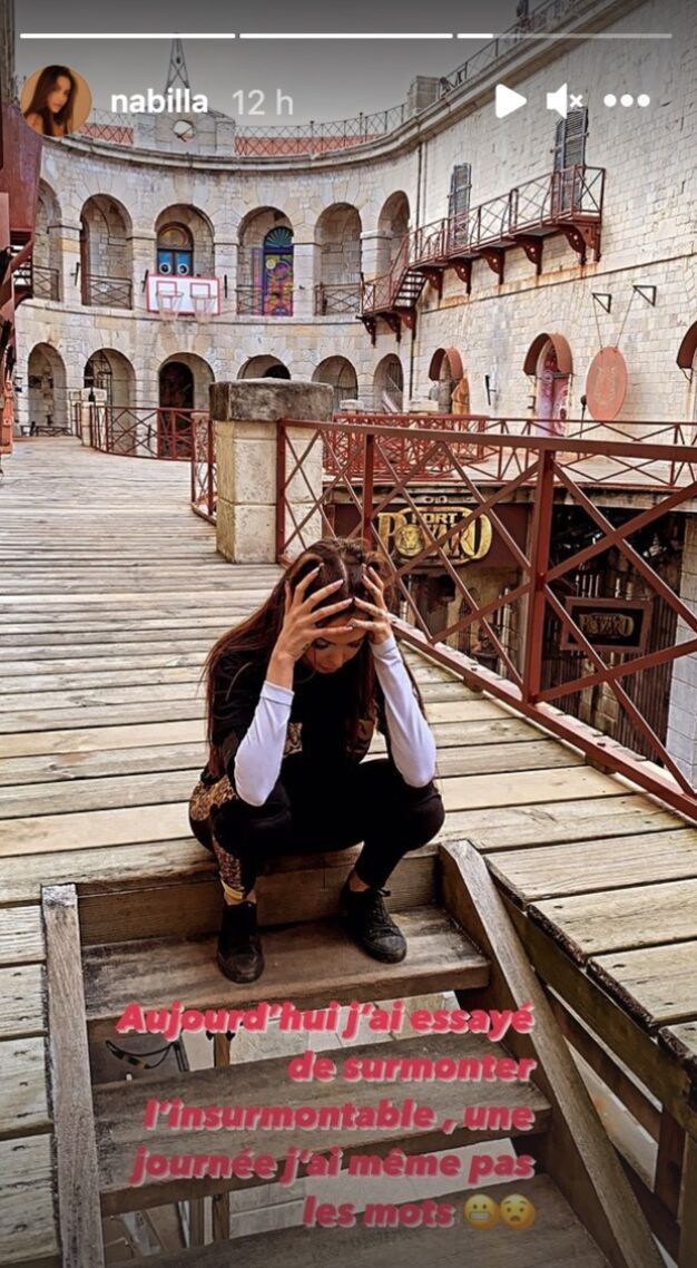 Fort Boyard : Nabilla en panique "J'ai peur d'avaler une mouche"