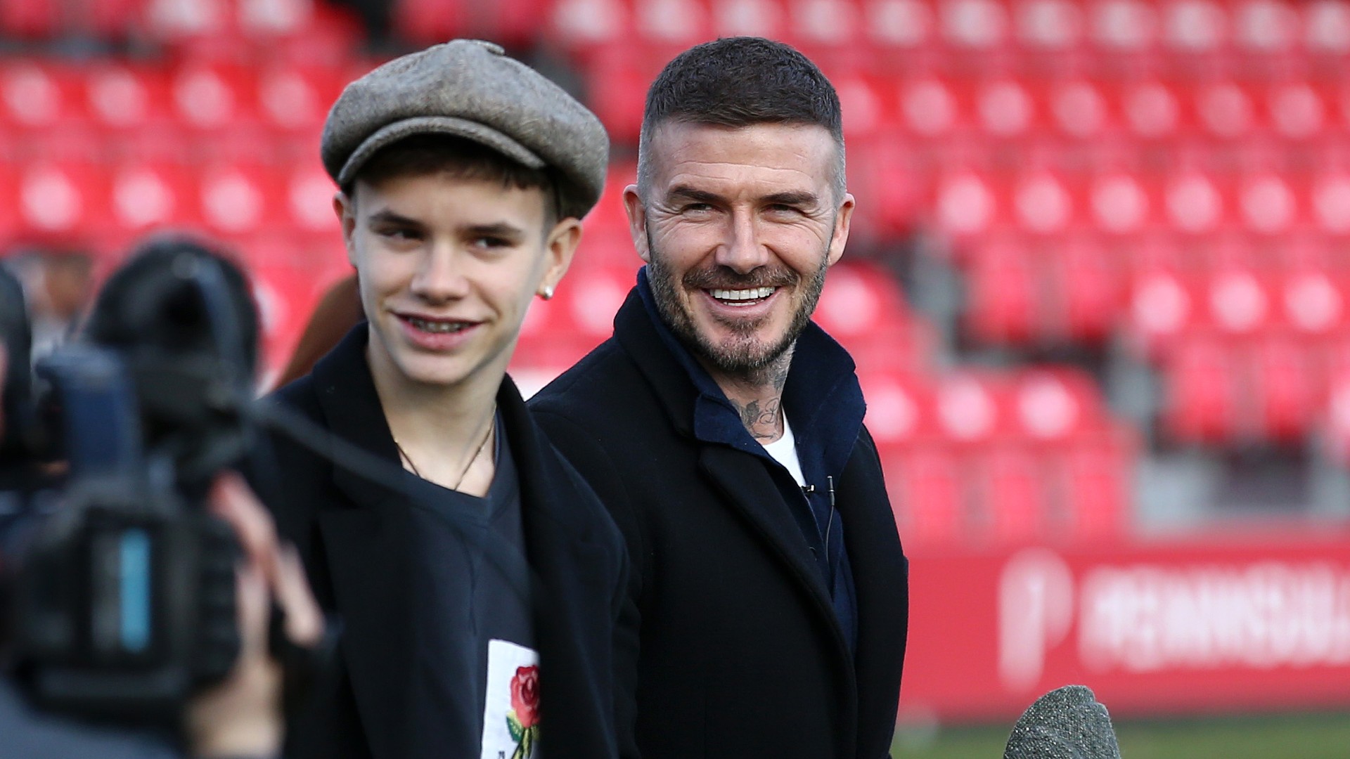 Quand David Beckham se moque du nouveau look de son fils Romeo...