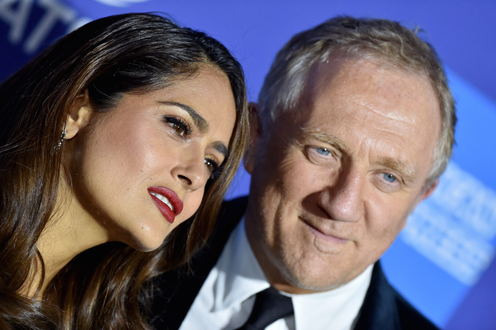  Salma Hayek et son mari Bernard-Henri Pinault lors du festival de Palm Spring en janvier 2020.