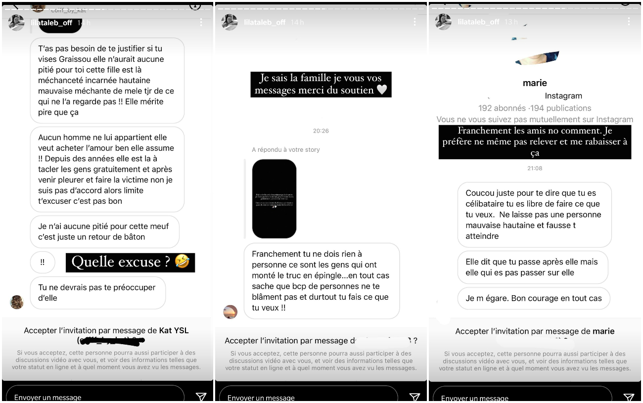 Lila Taleb répond aux rumeurs sur sa relation avec Ahmed Thaï @Instagram Lila Taleb répond aux rumeurs sur sa relation avec Ahmed Thaï @Instagram
