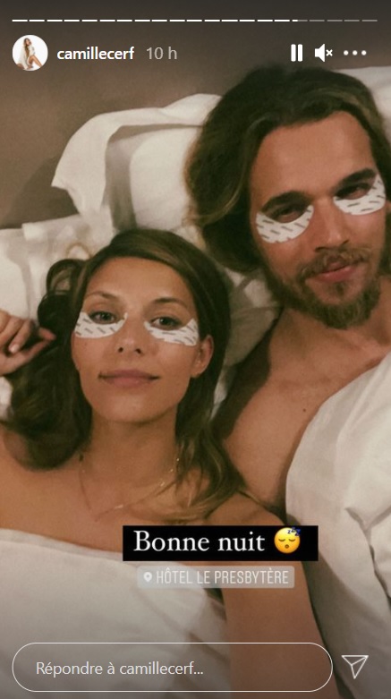 Camille Cerf au lit avec son chéri : Premier cliché en amoureux !