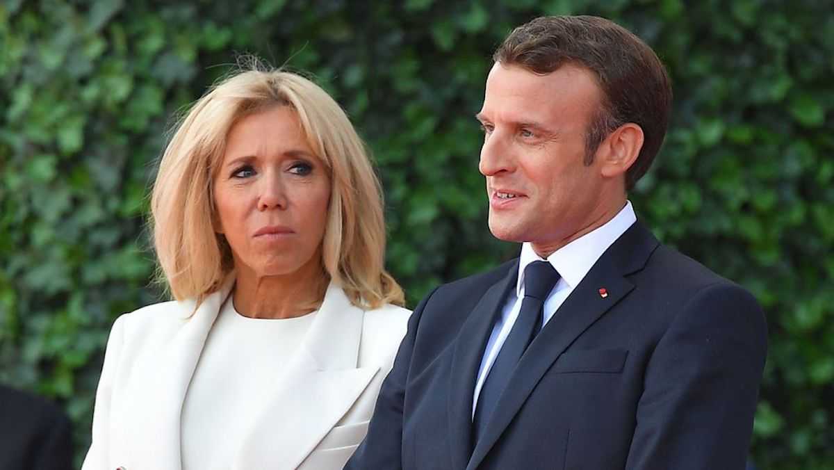  Brigitte et Emmanuel Macron @DR