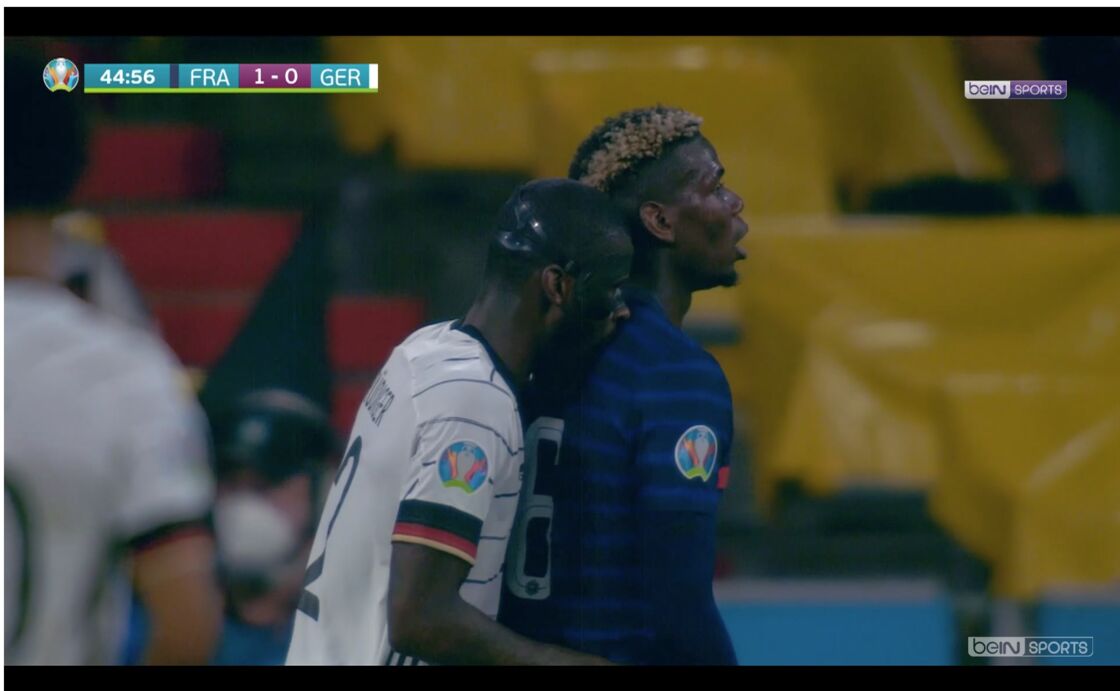 Euro 2021 : Paul Pogba mordu par un autre joueur durant le match France-Allemagne !