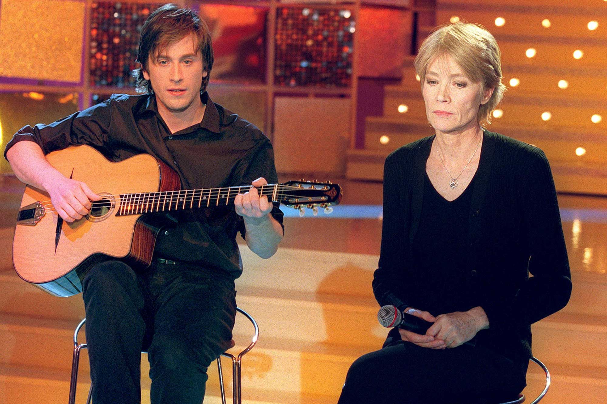 Françoise Hardy et son fils Thomas Dutronc ©ABACA