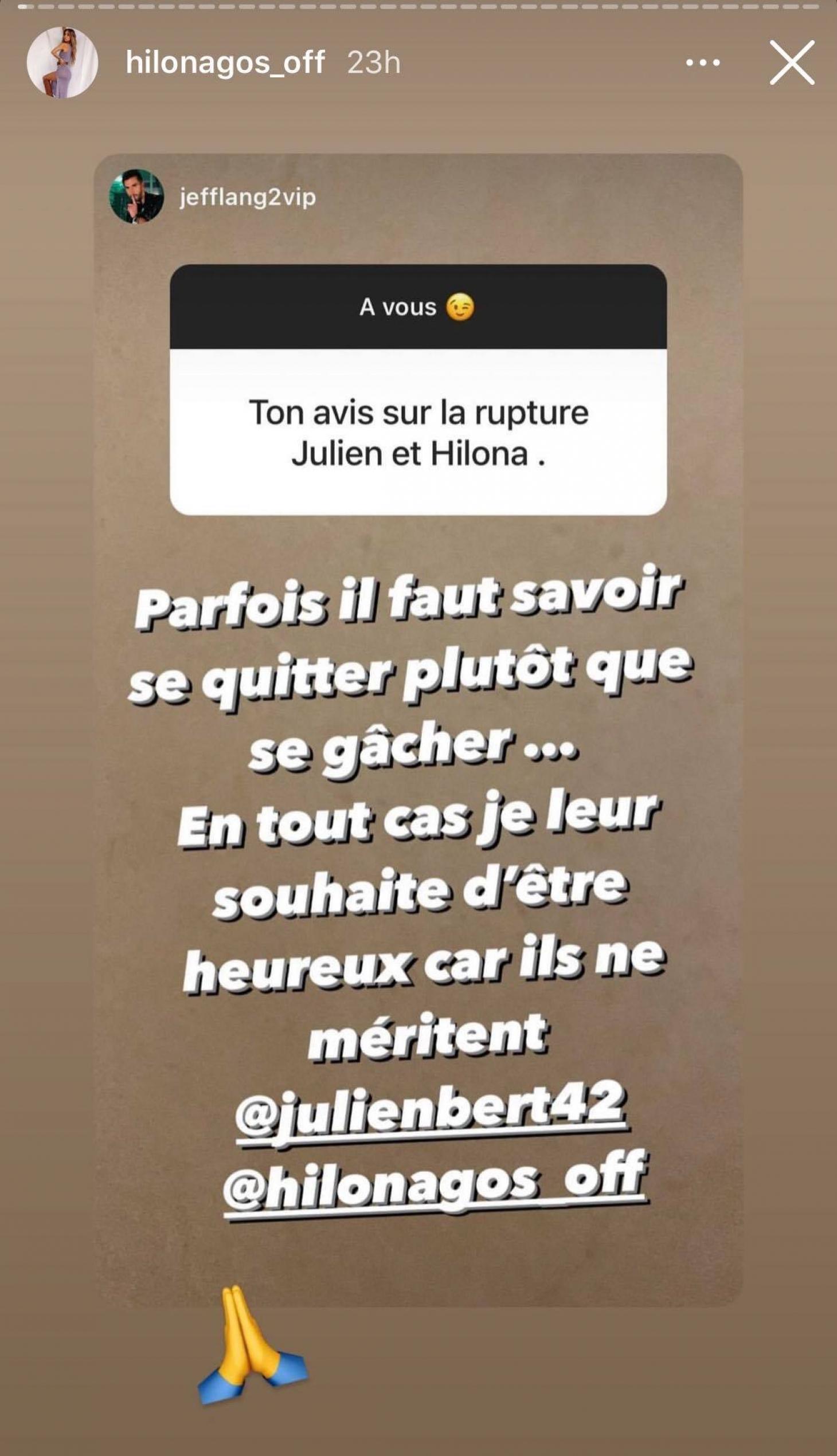  Julien Bert et Hilona Gos @ Instagram