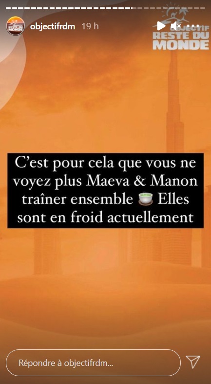  Maeva Ghennam et Manon Marsault en froid @Instagram