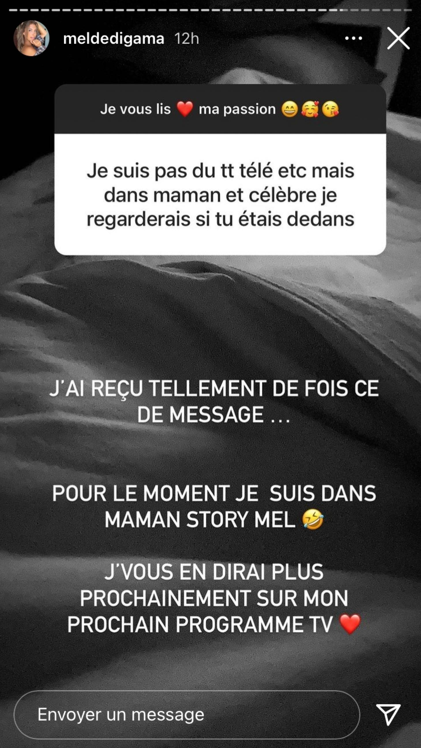  Mélanie Dedigama bientôt au casting de Mamans et célèbres ? Elle répond @ Instagram