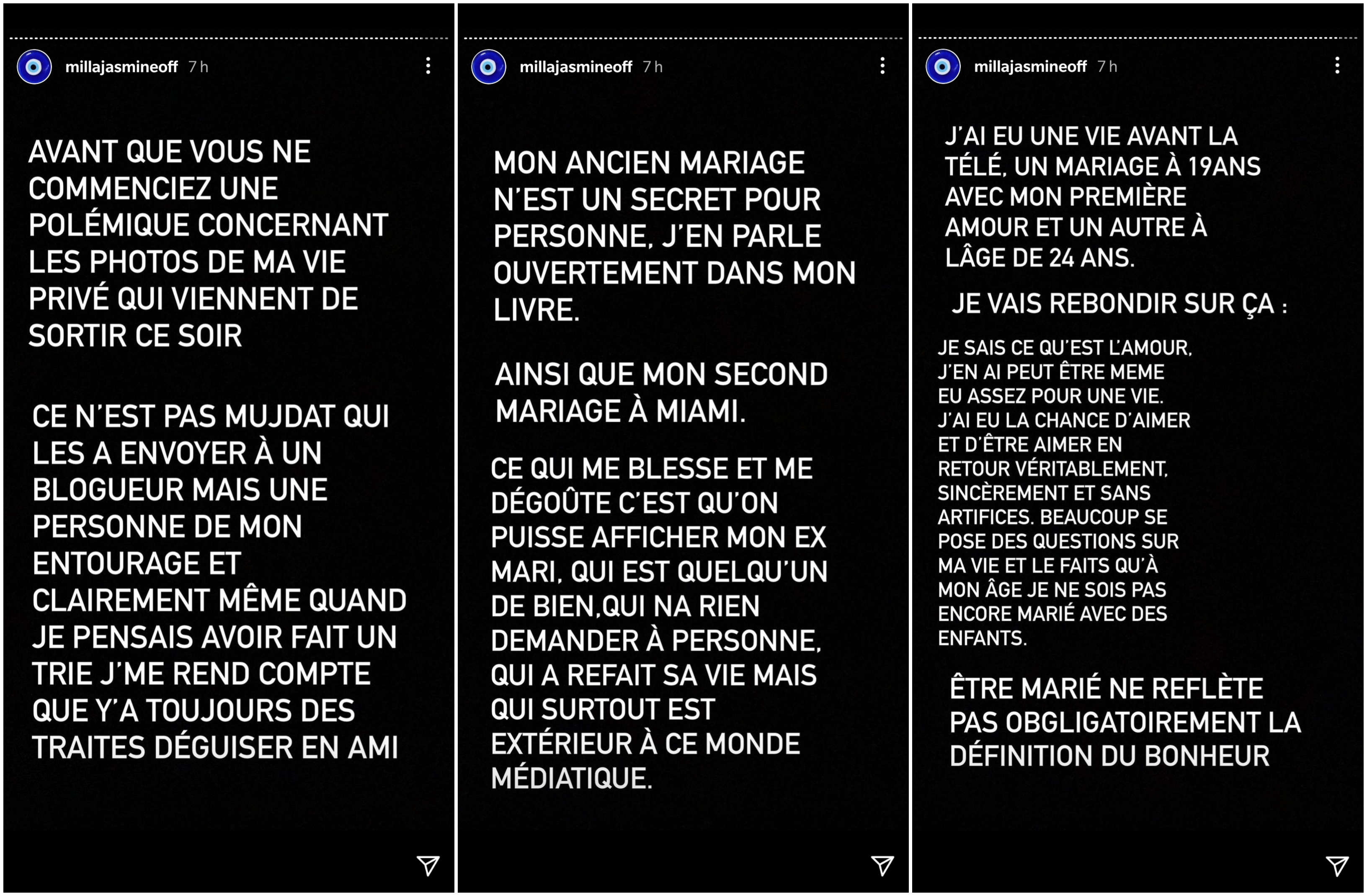  Les photos du premier mariage de Milla Jasmine dévoilées par Nabil @Snapchat