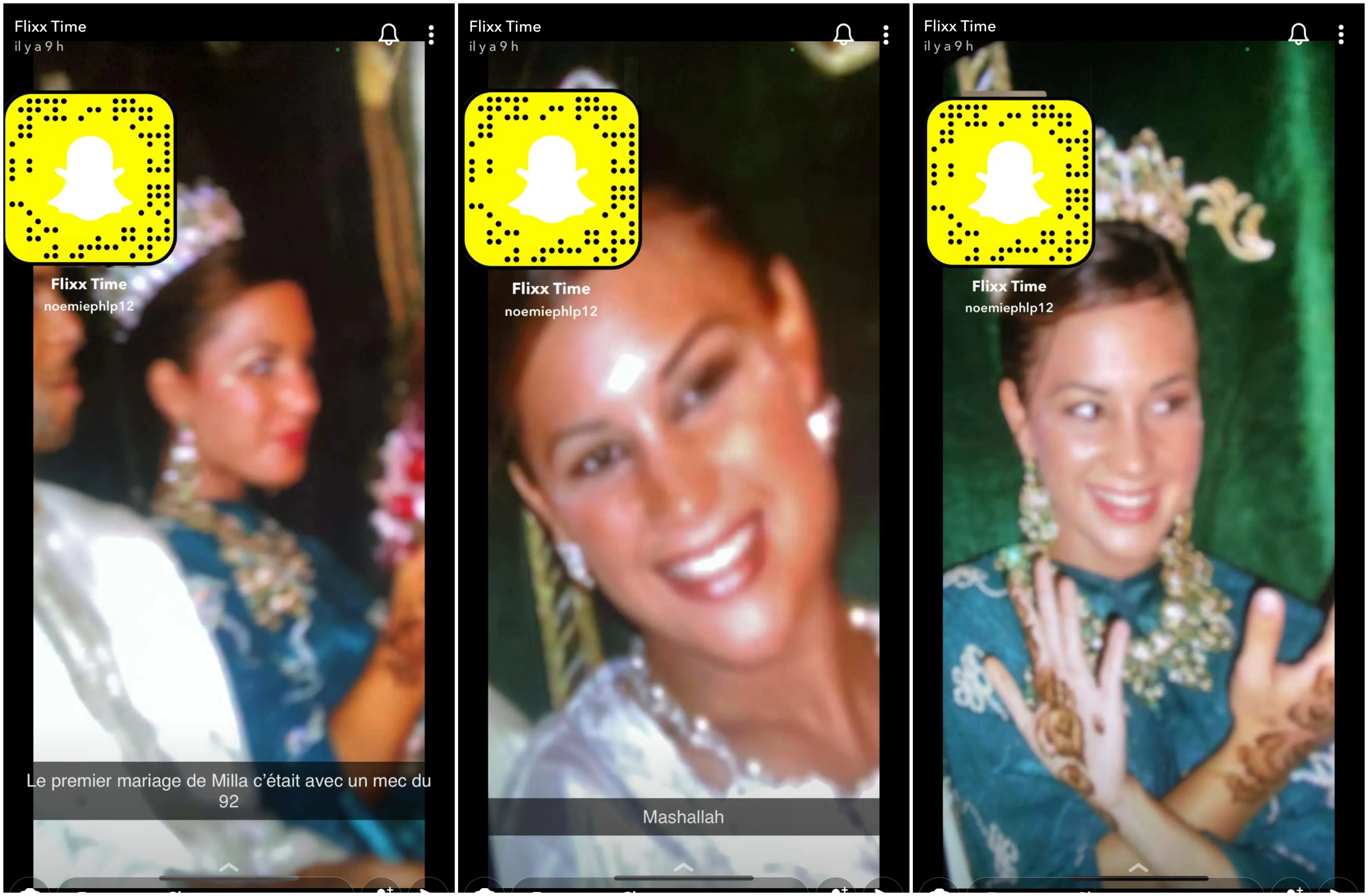  Les photos du premier mariage de Milla Jasmine dévoilées par Nabil @Snapchat