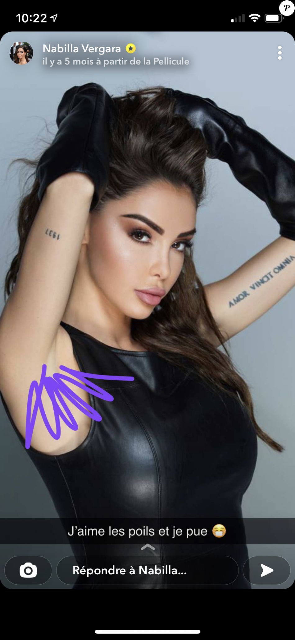  Nabilla Benattia @Snapchat