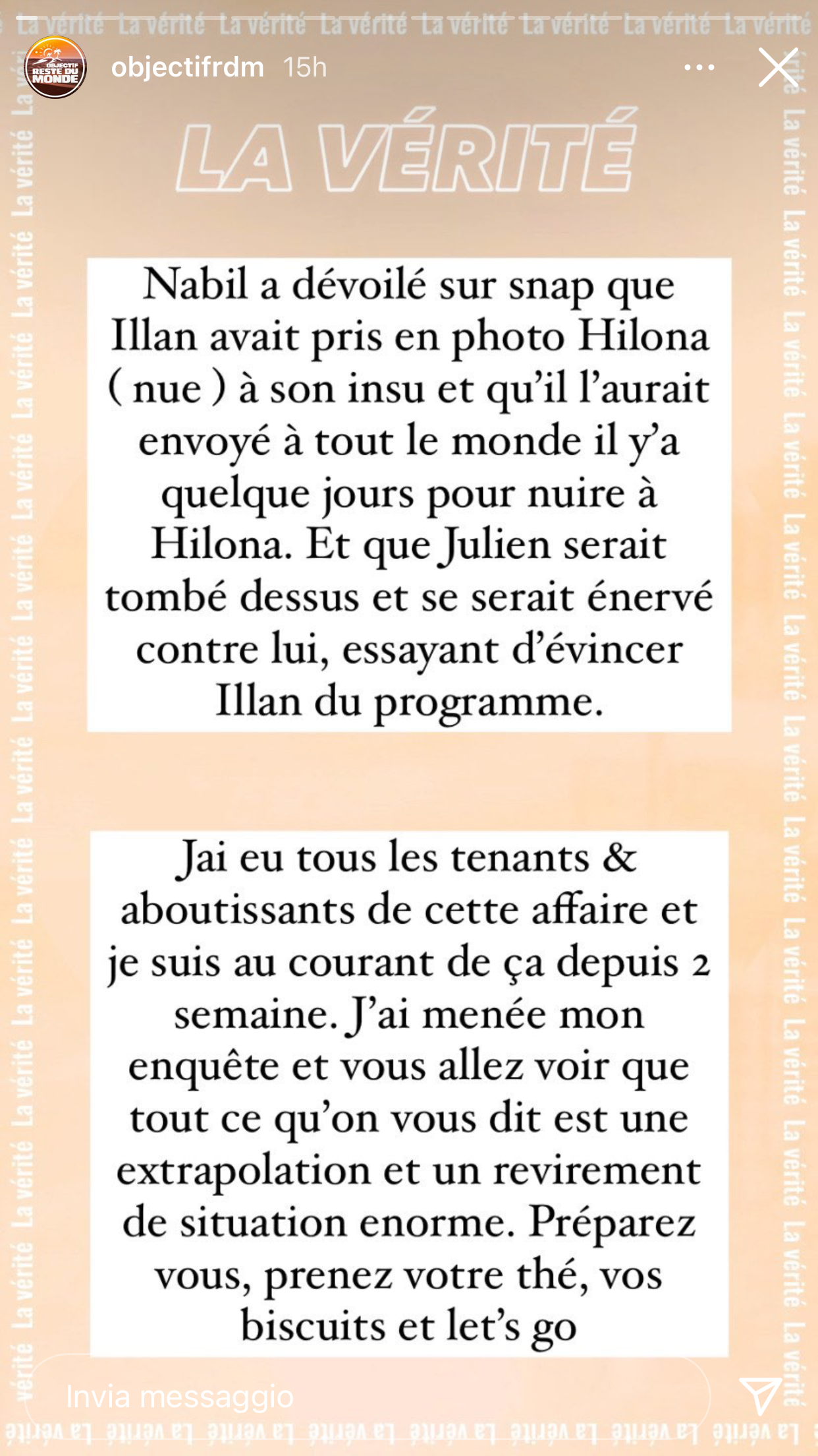  Capture d'écran @ Instagram