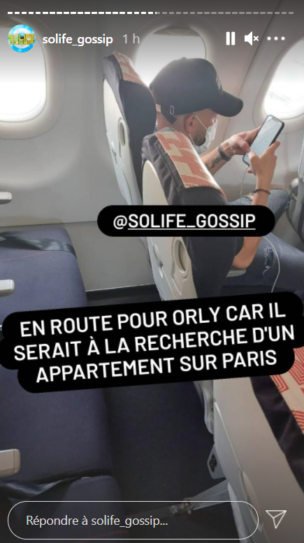  Paga surpris dans l'avion @Instagram SolifeGossip_