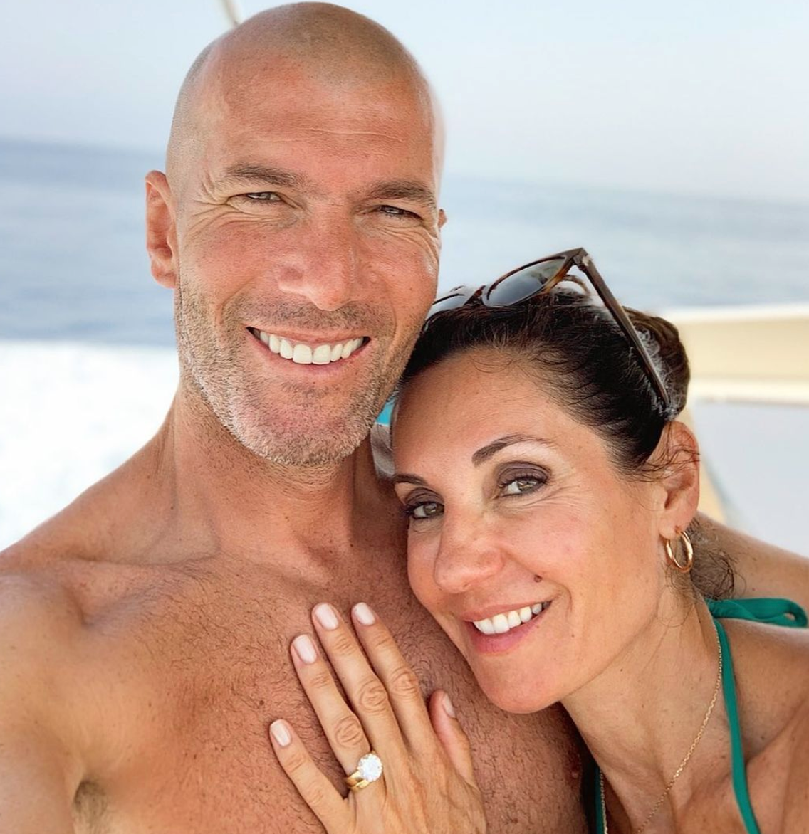  Zinédine Zidane et sa femme Véronique @Instagram