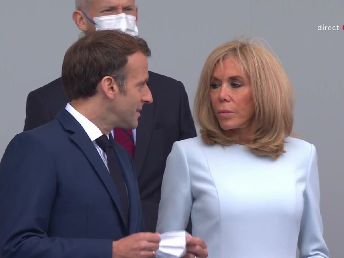  Le président de la République Emmanuel Macron et la Première Dame Brigitte Macron @DR