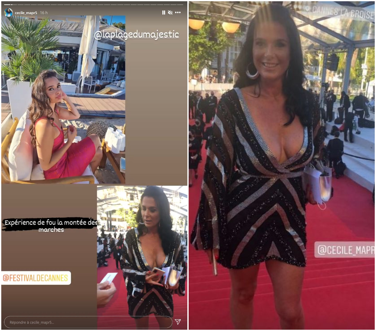  Cécile et Anissa au Festival de Cannes @Instagram