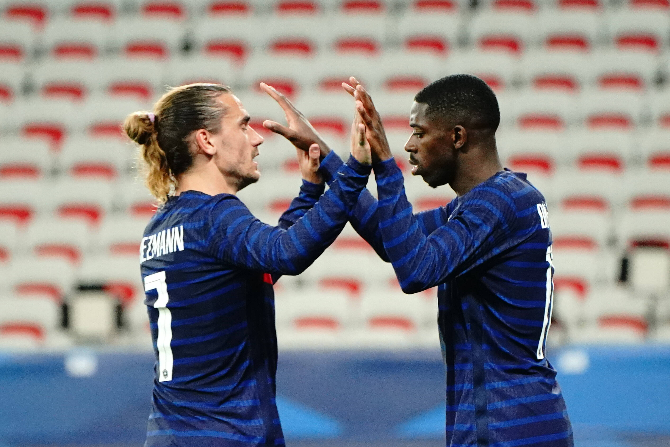  Antoine Griezmann et Ousmane Dembélé @DR