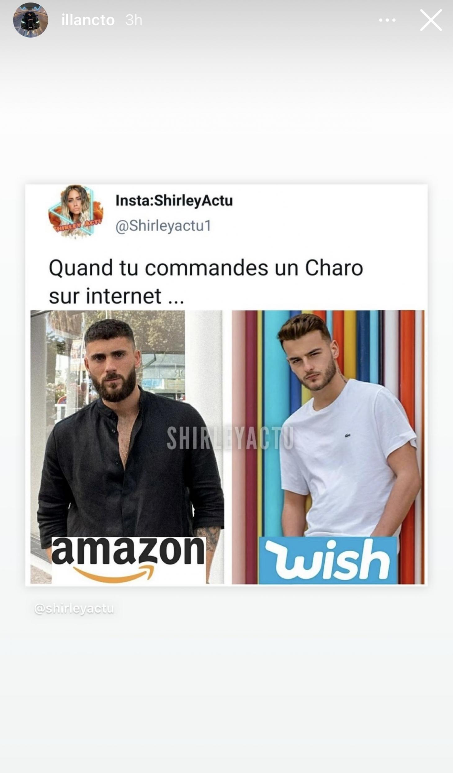  Illan tacle Simon Castaldi sur les réseaux sociaux @ Instagram