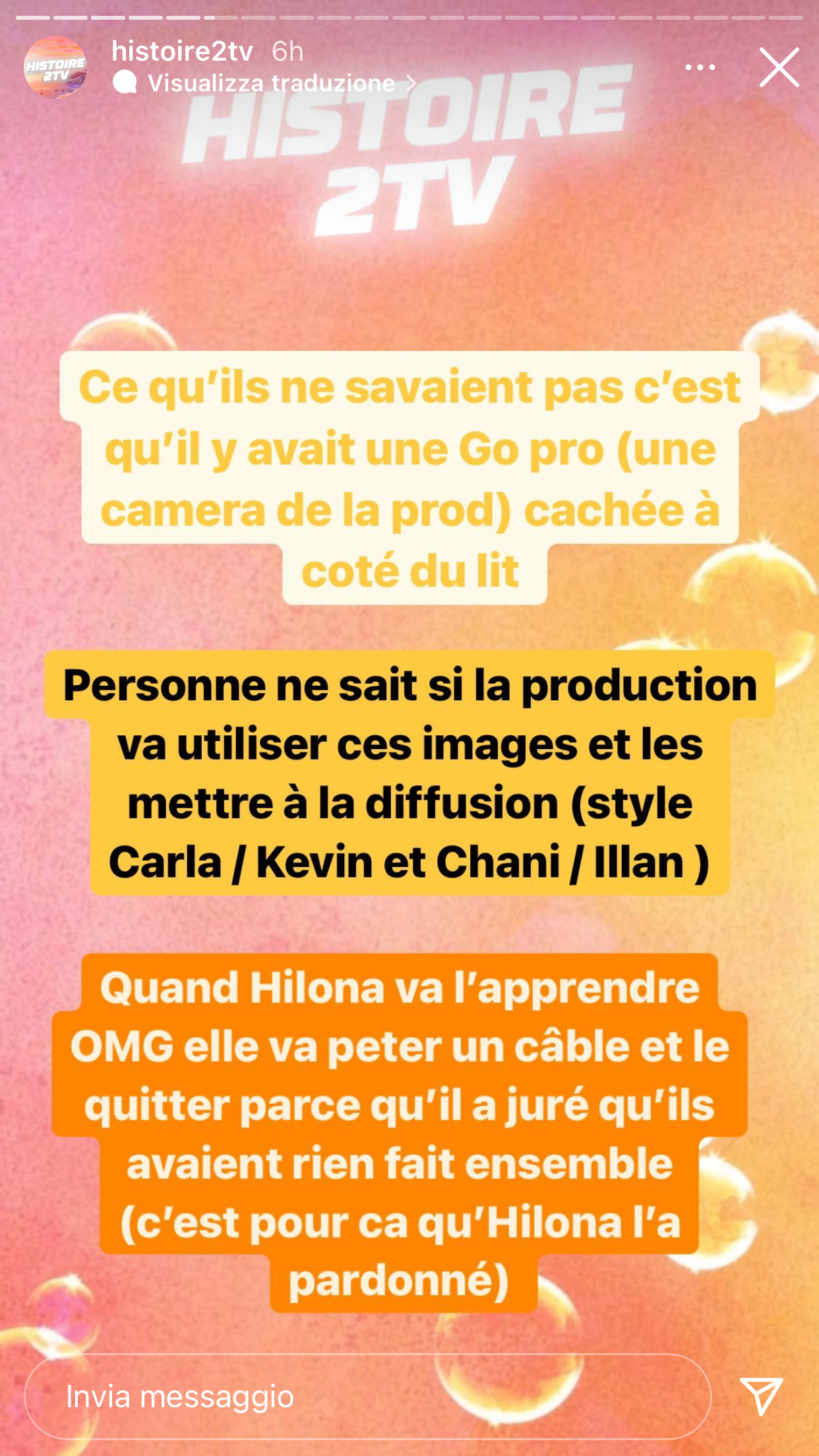  Hilona Gos et Julien Bert @Instagram