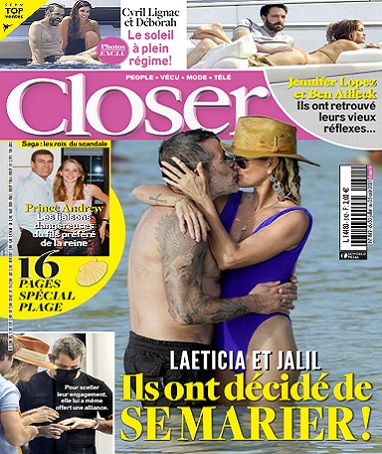  Laeticia Hallyday et Jalil Lespert @Closer