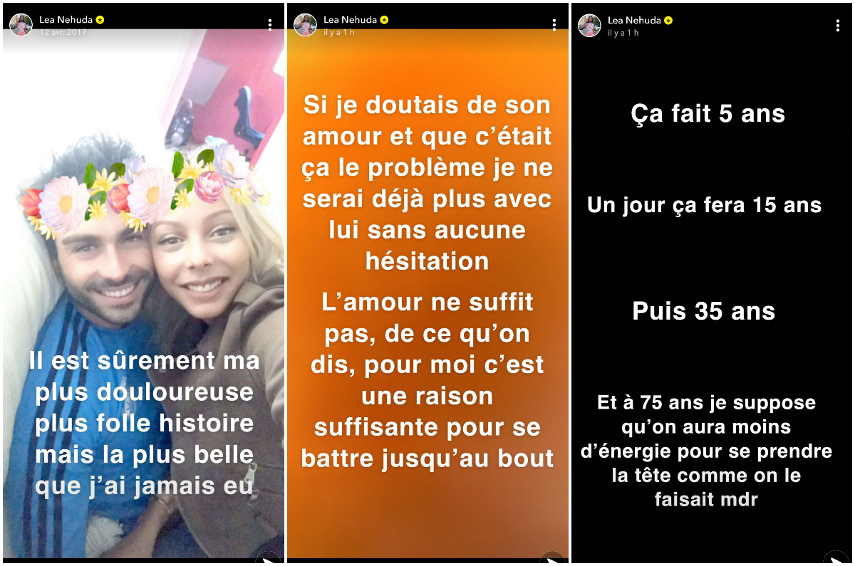  Nehuda de nouveau en couple avec Ricardo ? @Snapchat