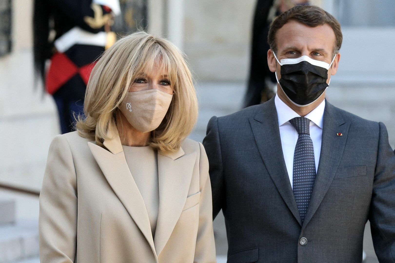  Brigitte et Emmanuel Macron @DR