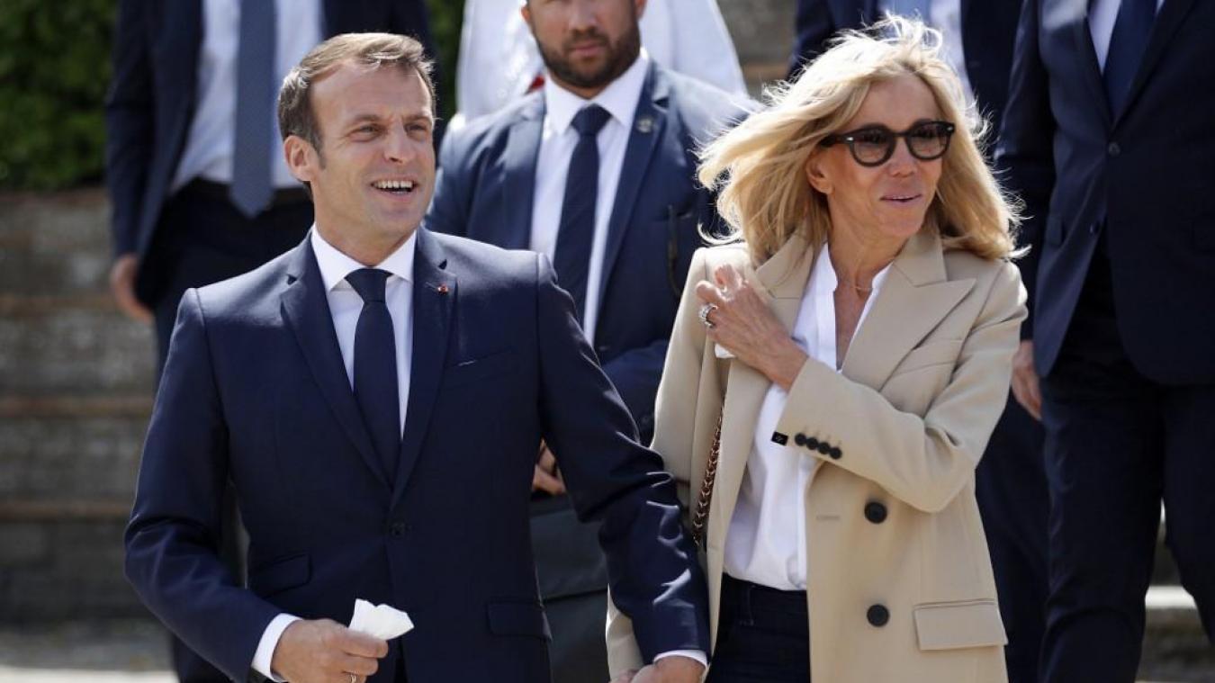  Emmanuel et Brigitte Macron @DR