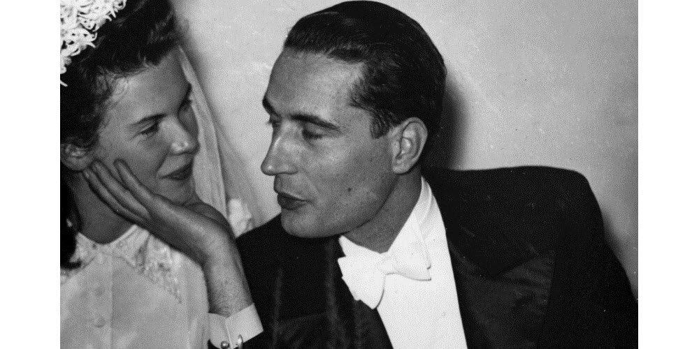  Mariage de Danielle et François Mitterrand le 27 octobre 1944 @ DR