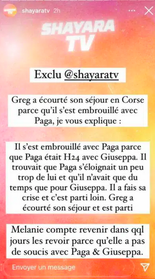  Greg Yega et Paga fâchés @Instagram