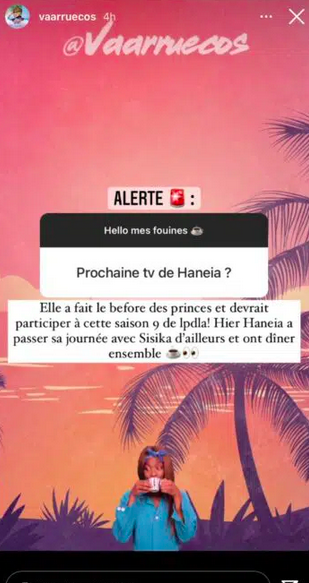  Haneia Maurer en couple avec Sisika ? @Instagram