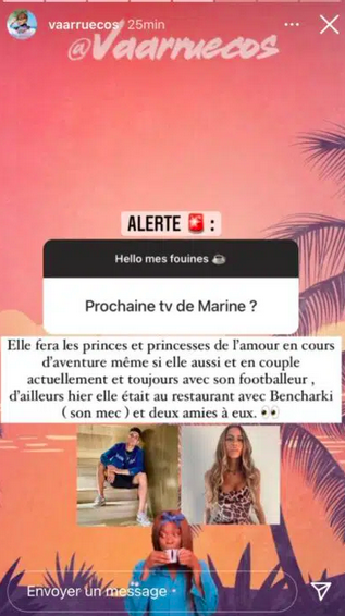  Marine El Himer au casting des Princes et Princesses de l'Amour 5 @Instagram