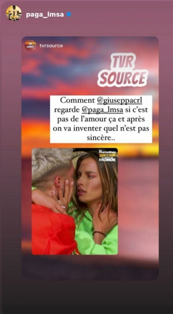  Paga répond aux critiques sur son couple @Instagram