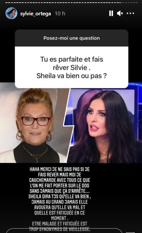 Sheila malade ? "Jamais elle avouera qu'elle va mal et qu'elle est fatiguée en ce moment"