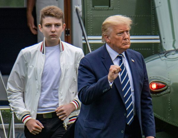  Donald, Melania et Barron Trump @ Evan Vucci/ AP Photo