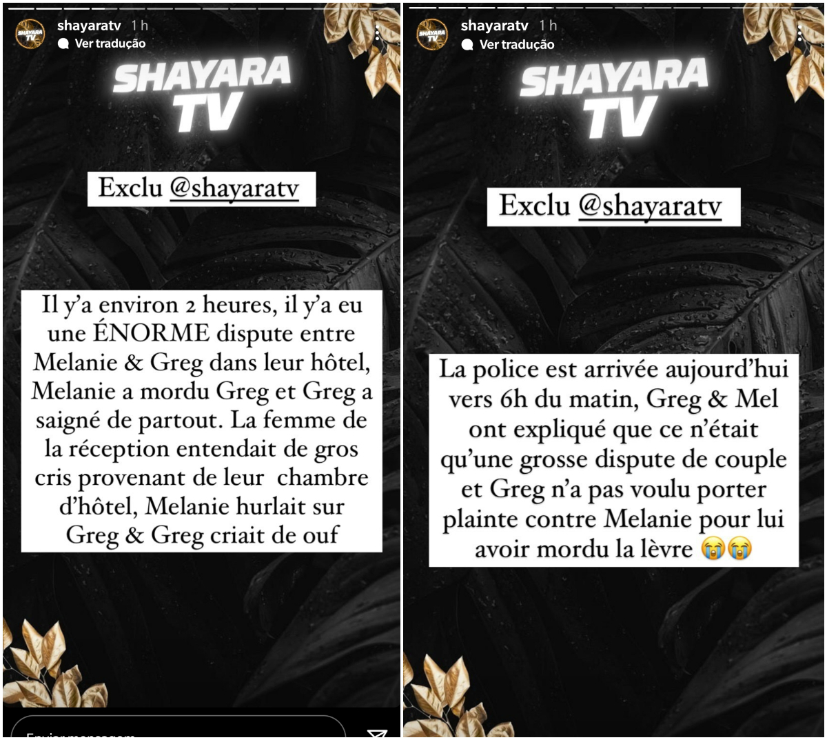  Les révélations de ShayaraTV sur Greg Yega et Mélanie ORL @Instagram