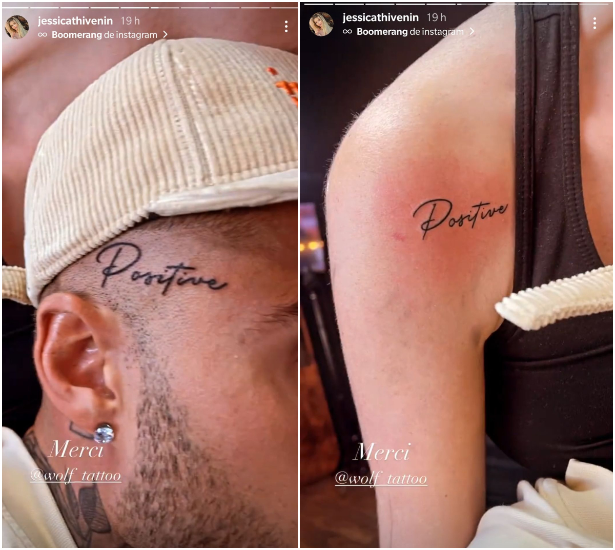  Jessica Thivenin et Thibault Garcia se font tatouer le prénom de leurs enfants @Instagram