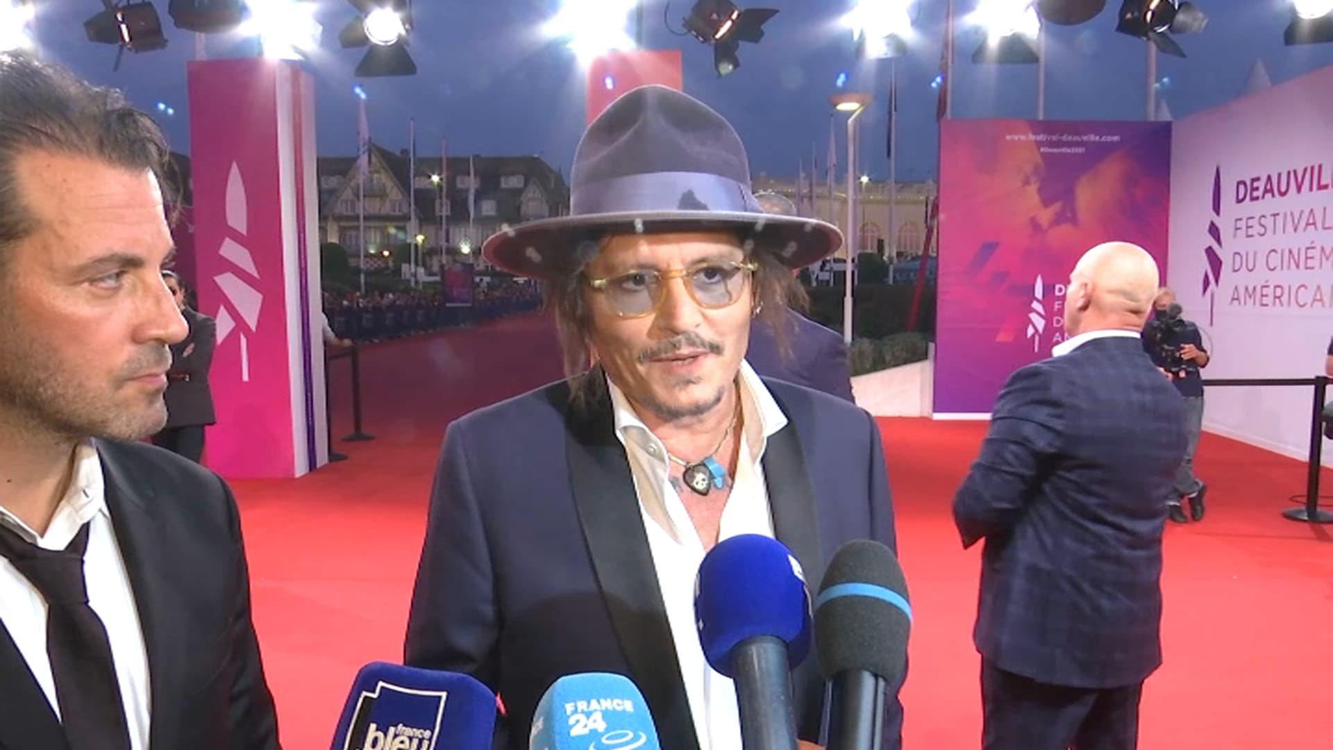 Johnny Depp au estival de Deauville @BFMTV