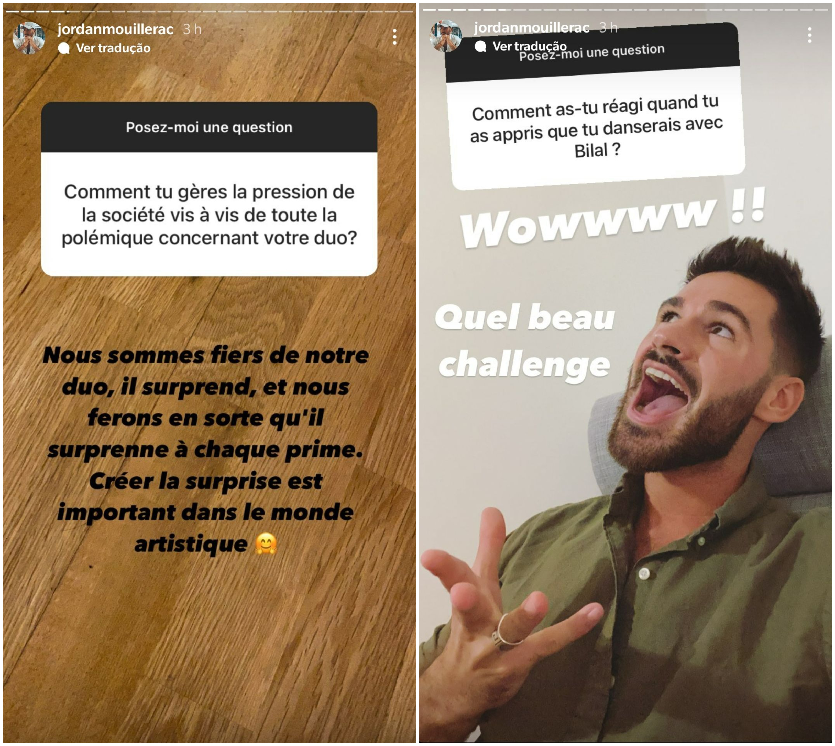  Jordan Mouillerac parle de son binôme avec Bilal Hassani @Instagram