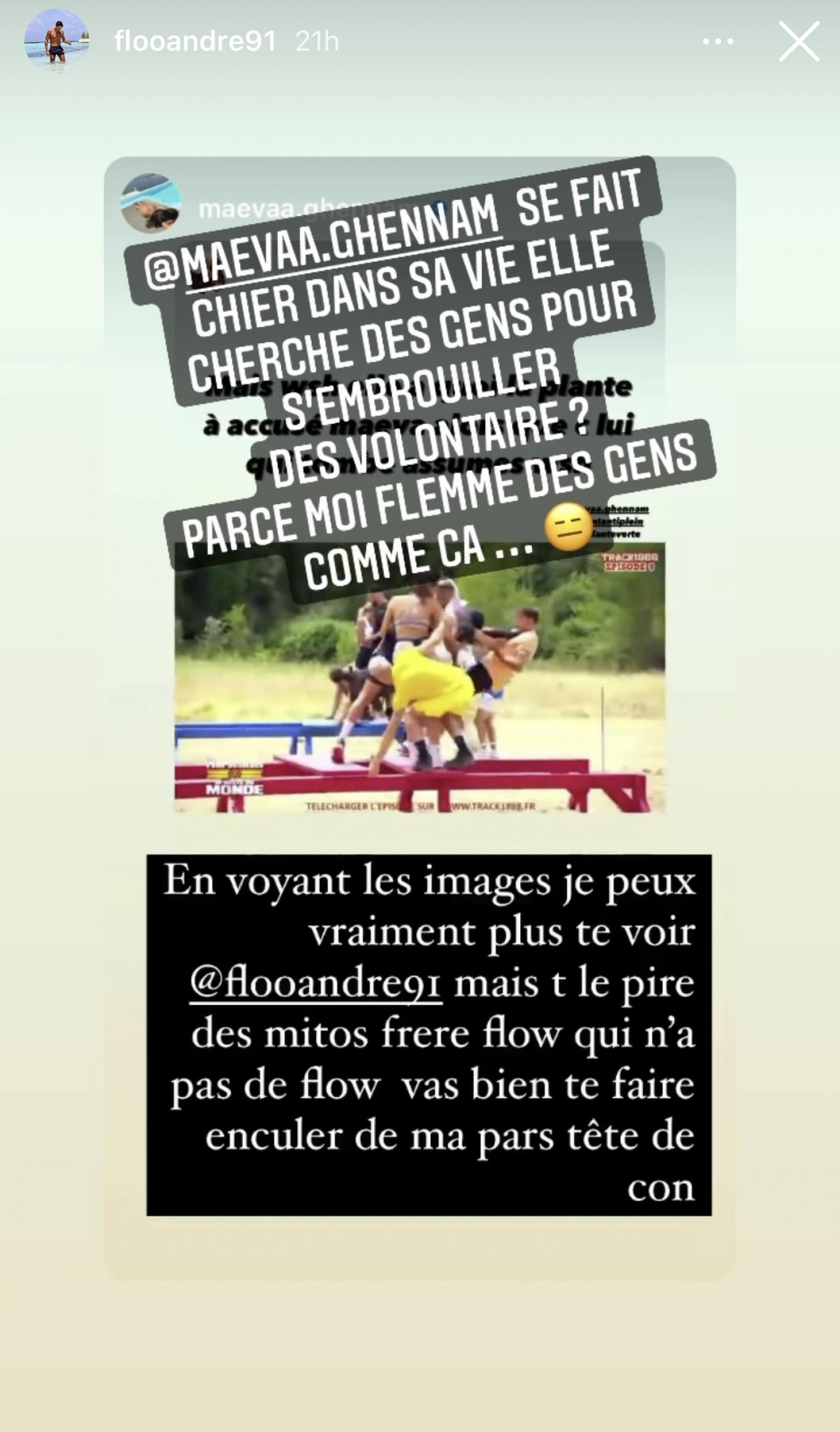  Maeva Ghennam clash Flo @Instagram