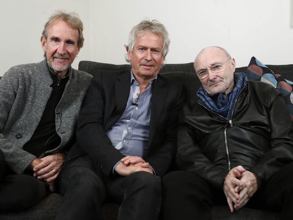  Mike Rutherford, Tony Banks et Phil Collins/Genesis @ Frank Augstein/ Associated Press
