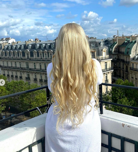  Milla Jasmine en blonde @Instagram
