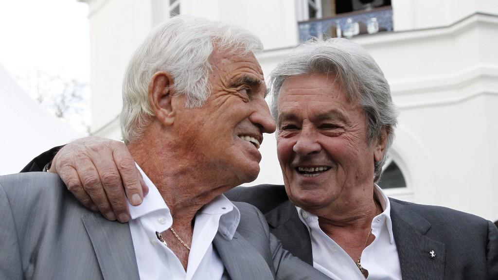  Jean-Paul Belmondo et Alain Delon @ Patrick Kovarick/AFP